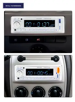 Avto Radio SWM-8600 Avto Plug-in Kartica Bluetooth MP3 Digitalni Ojačevalnik Mp3 Predvajalnik, USB Avto Radio, vgrajen MP3 Elektronska Oprema