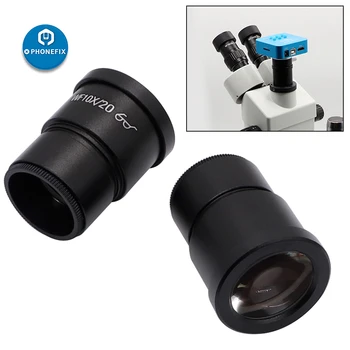 Biološki Mikroskop Okular WF10X WF20X kateri je daljnogled Trinocular Mikroskopom Objektiv Pribor širokokotni Objektiv Oko Oculars