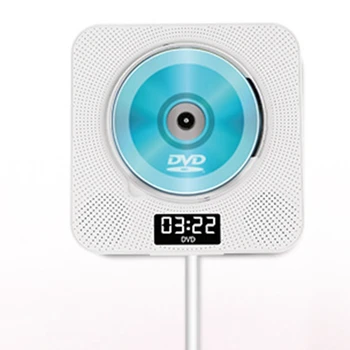 CD DVD Predvajalnik Bluetooth Zvočnik Stenske FM Radio z LED Display-em in Oddaljeno Vgrajen Hi-fi Zvočniki