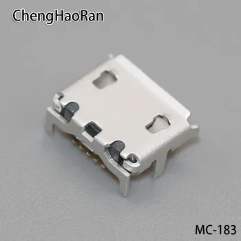 ChengHaoRan 100 KOZARCEV Polnjenje vrata Mikro USB-Vtičnico Priključek 5P 5pin Mini USB-vtičnica za polnjenje plug Big Ox rog