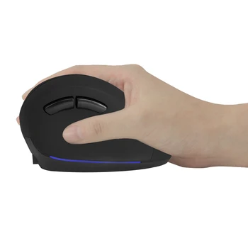 CHYI Ergonomska Navpično Brezžične Miške za Polnjenje Gaming Računalnik Miši, 1600 DPI, USB, Optični 6 Gumbov, Velik Roko Miška Za PC