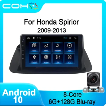 COHO Za Honda Spirior 2009-2013 Gps Navigacija Avto Multimidia Igralec Autoradio Android 10.0 8-Core 6+128G