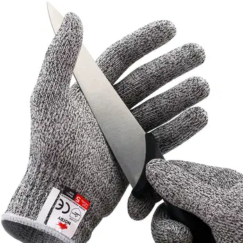 Cut Odporne Rokavice lov rokavice Dvoličan, Živilske kakovosti, Visoko Zmogljivost Ravni 5 Zaščita. Velikost Zelo Veliko