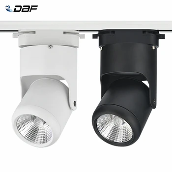 [DBF]Zatemniti 7W 10W 15W 20 W COB LED Železniški Progi Svetlobe LED Reflektorji Razsvetljave Držalo za trgovino trgovina spot osvetlitev AC110 220V