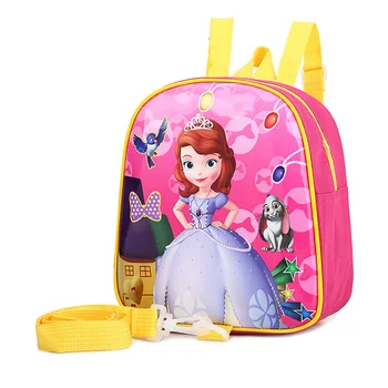 Disney princesa otroški nahrbtnik za vrtec anti-izgubil nahrbtnik Zamrznjene Elsa baby torbici dekle, fant vrečko risanka vrečko šola