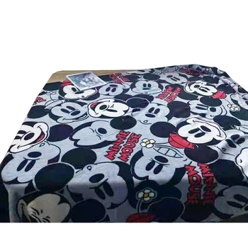 Disney Risanke Črno in Belo Mickey Mouse Lahki Plišastih Odejo, Vrgel za Otroke na Posteljo, Kavč Kavč 150X200CM Bedspread