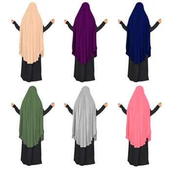Eid Molitev Oblačilo Dolgo Khimar Muslimanske Ženske Hidžab Brez Rokavov Vrhovi Abaya Jilbab Ramadana Abayas Islamska Oblačila Niqab Hijabs