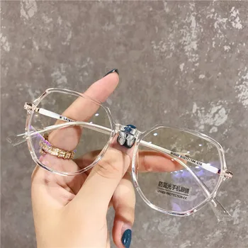 Elbru Nezakonitih Optičnih Očal Okvir Anti-modra Svetloba Unisex Kovinski Letnik Okrogle Očala Jasno Eyeglass Okvir Modni Očala