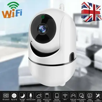 EU/ZDA/velika britanija/AU Plug Auto Track 1080P Full HD IP Kamera za Nadzor Security Monitor WiFi Brezžični Mini CCTV Kamere Zaprtih 360 Oči