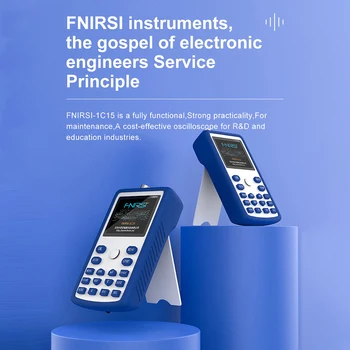 FNIRSI-1C15 Strokovno razširljiv odprtokoden 500MS/s frekvenco Vzorčenja 110MHz Analogni pasovne širine Podporo Valovno Shranjevanje