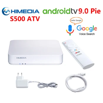 Himedia S500 Smart TV BOX Android 9.0 ATV 2 gb RAM 8 GB ROM 2.4 G 5G WIFI Bluetooth Predvajalnik 4K Glas Androidtv Set Top Box