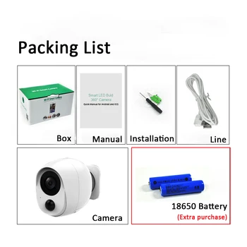ICSEE Baterije 1080P Wifi Zunanja Ip Kamera Brezžična Kamera Omrežje Nizke Moči Home Security IP66 Nepremočljiva nadzorna Kamera