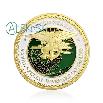 IPC je Navy SEALS Posebne Sile Izziv Kovanec Seal Team NAS Vojaške SEA, AIR, LAND Priložnostni Spominki Zbirateljskih Kovancev