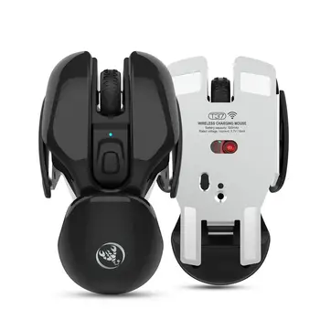 Izklop Miško Za 2,4 G Wireless Mouse 4 Tipke Visoke Ločljivosti za ponovno Polnjenje Urad Kazalec Z 10M Brezžični Sprejem Razdalja