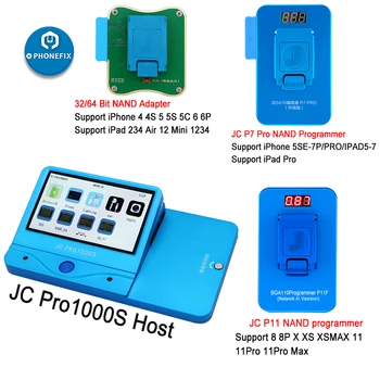 JC Pro1000S JC P11/P7 Pro NAND Programer HDD Serijska Branje Pisanje o Napaki Orodje za Popravilo prejete Za iPhone 11 X 8 8P 7 7P 6 6S 6P 6SP Vse iPad