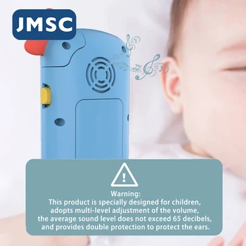 JMSC Baby Telefon, Igrača Mobilne Telefonije Začetku Izobraževalne Kitajski/English Učenje Pralni Teether Glasbeni Multi-Funkcijo Otroci
