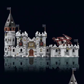 K89 K90 K101 Drama Winterfell Castle dragon MOC-39717 Številke Modela Stavbe, Bloki, Opeke Diy Igrače