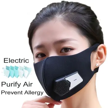 Kakovost Smart Prah-dokazilo Električni Masko za boj Proti Onesnaževanju Proti Prahu Respirator PM2.5 Filter za Zunanji Zrak z Dihanjem očisti zrak masko