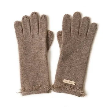 KMS Kašmir majhne tassel na zaslonu na dotik rokavice zimske rokavice pletene toplo 18*24 CM/30 G