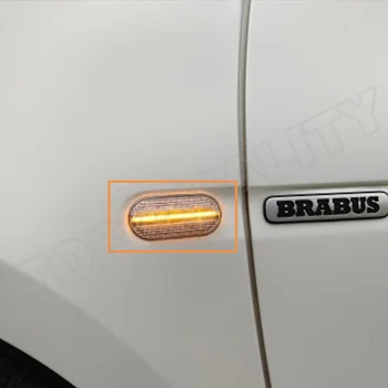 LED Dinamični Strani Oznako Vključite Opozorilne Luči Za Dacia delovna halja Dokker Logan Renault Megane 1 Clio Mk1 Mk2 Twingo 1 2 3 Smart Fortwo