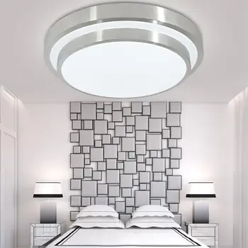 LED okrogle stropne luči za dnevno sobo, spalnico, balkon hotel 12W / 18W moderna stropna luč