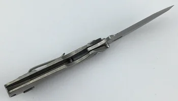LEMIFSHE PT majhen Zložljiv nož TC4 Titana ročaj M390 rezilo Nosijo lov kampiranje na prostem Taktično kuhinjski noži EOS Orodja