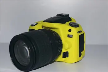 Lepo Mehke Silikonske Gume DSLR Fotoaparat Video Vrečko Za Nikon D7000 D7200 D7100 D3100 D3200 D3300 D5300 D5500 D810 D3400 D90