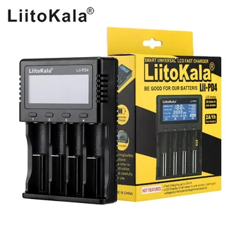 LiitoKala Lii-PD4 Lii-PL4 lii-S2 lii-S4 lii-402 lii-202 lii-100 Polnilec za 18650 26650 21700 litij-NiMH baterije
