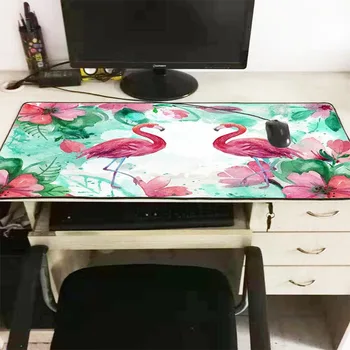 Mairuige Velike Flamingo Mouse Pad Miško Prenosni Računalnik Hitrost Mousepad Gaming Miška Preproge Praktično Pisarne Počitek Površine