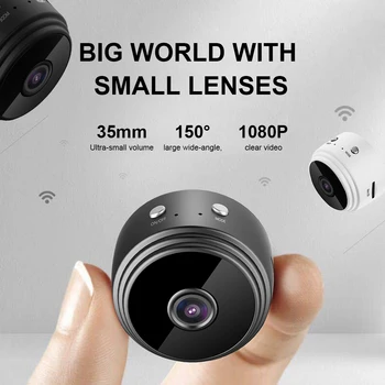 Mini Fotoaparat Home Security A9 HD 1080P Night Vision Senzor Kamere Gibanja DVR Mikro Kamero Šport DV Video Mala Kamera P2P Cam