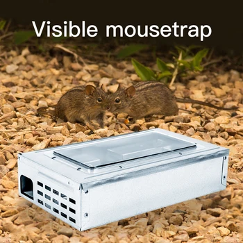 Mouse Trap Večkratno Uporabo Večnamenske Vidika Okno Vabe Polje Kletko Za Gospodinjsko Uporabo Dvojne Visoko Učinek Podgana Morilec Miši Glodalcev