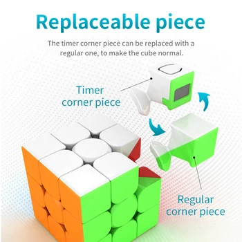 MoYu Razredu Meilong 3 Timer Magic Cube Glueless Uganke Kocke Hitrost Strokovno Cubo Magico Izobraževalne Igrače Za Študente