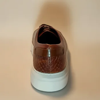 Moški Priložnostne Rjavi Čevlji Visoke Kakovosti % 100 Pravega Usnja Moccasins Oxford Poslovnih Šport Loafers Dihanje Slip-On Udobno