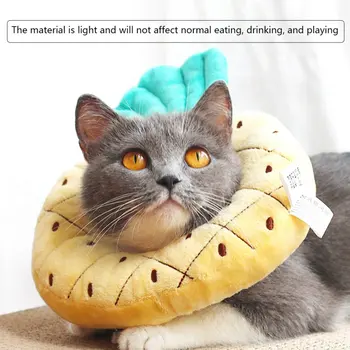 Nova Mačka Sadja E-Ovratnik Recovery Cone Nastavljiv Bombažne Mešanice Vratu Obnoviti Mačka Pes Elizabeth Hišne Zaščite Ovratnik