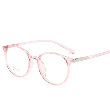 Nova Moda Okrogle Očala za Ženske Moški Letnik Klasična TR90 Ravno Ogledalo Optičnih Očal Okvir Unisex Vision Care Očala