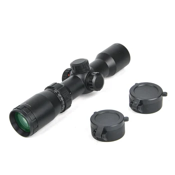 NOVO 1.5-5X32 V Riflescope Z Zeleno Rdeče Osvetljena In Digitalnih Diferenciacije Reticle Lovska Puška Področje Chasse