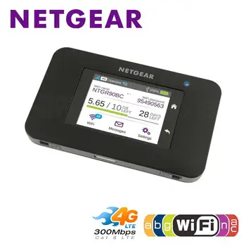 Odklenjena NETGEAR AC790S Cat6 2CA 300mbps 4G Usmerjevalnika WiFi Dongle Wireless Aircard 790S 4G LTE za mobilne dostopne točke +2PCS 4G Antena