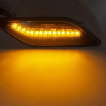 OEM-Spec Euro Dim Objektiv LED Sprednji Odbijač Strani Marker Lučka Za Obdobje 2010-2013 Benz W212 Pre-LCI E-Razred E350 E550 E63 AMG Limuzina/Vagon