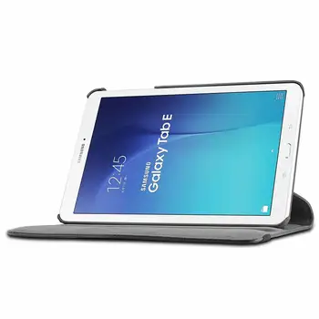 Ohišje za Samsung Tab E 8.0 SM-T377 Cover 360-Stopinjski Vrtečih PU Usnjena torbica za Galaxy Tab E 8inch T377 T375 T378 Tablet Stekla