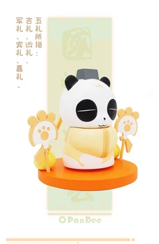 Opande Guochao Šest Umetnosti Opandee Panda Slepo Polje Serije Panda Lutka Tide Igra Dekoracijo Igrače