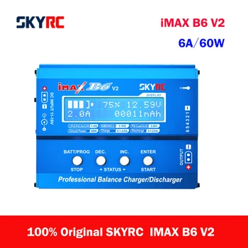 Original SKYRC IMAX B6 V2 6A 60 W Bilance Polnilnik Discharger Za DJI Mavic TB4X, NiMH, NiCD LiHV NiCd PB Li-ion Baterija, Polnilec