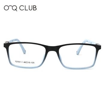 Otroci Kvadratni Okvir Očal Varno, Udobno Kratkovidnost Optična Očala Boys Girls Srčkan Očala TR90 Ultralahkih Očala T2701-1