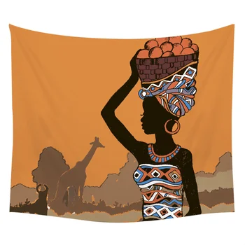 Ples Žensk Tapiz Etnične Afriški Stil Mandala Tarot Tapiserija Steni Visi Tapiserije Spalnica Dekor Klasičen Zid Tapiserija