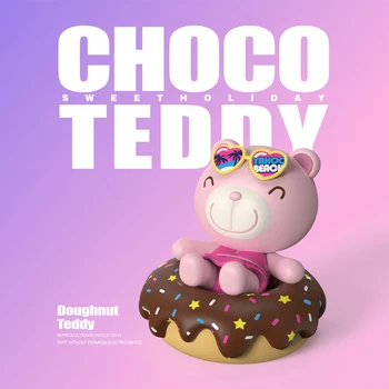 Priljubljeno darilo pristno sladko počitnice čokolada medved serije slepo polje srčkan trendy doll