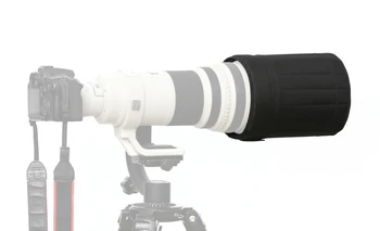 ROLANPRO Objektiv Kapuco za Canon, Nikon Sigma, Tamron 200mm f/2 300mm f/2.8 400mm f/4 200-400mm f4 Telefoto Objektiv, Zložljivi Nape (S)