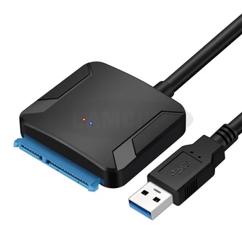 Sata na USB Kabel, USB 3.0, da Sata Adapter Pretvori Kabel Podpira Vse za 2,5 ali 3,5 Sata HDD SSD Adapter za Trdi Disk USB 3.0 Z UASP