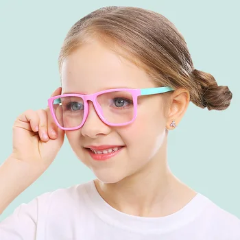 Seemfly Novo Otrok Kvadratnih Anti Modra Svetloba Očal Okvir Fantje Dekleta Računalniške Igre Očala Očala Optični Spektakel Za Otroke