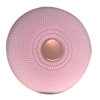 Silikonski Obraz Čistilo Massager Ročni Obraza Krtačo Globinsko Čiščenje Polnilna Vibracije Lepoto Naprave LED Luči za Nego Kože