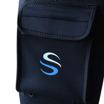 SLINX 3mm Neoprena Tech Hlače Snorkeling Scuba potapljaško obleko Oprema za Potapljanje, Surfanje Dostopi Potopne Žep Hlače Črne
