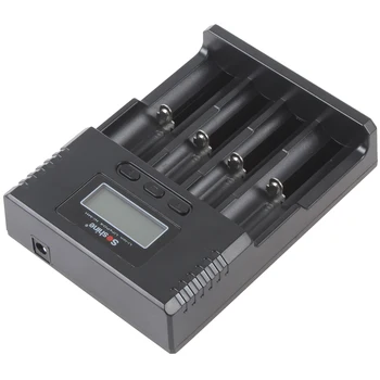 Soshine H4 Univerzalno LCD 12V Baterija za ponovno Polnjenje Avto Polnilnik za Li-ion/Ni-MH/LiFePO4 baterije AA/AAA/18650/26650 Zaščita Baterije